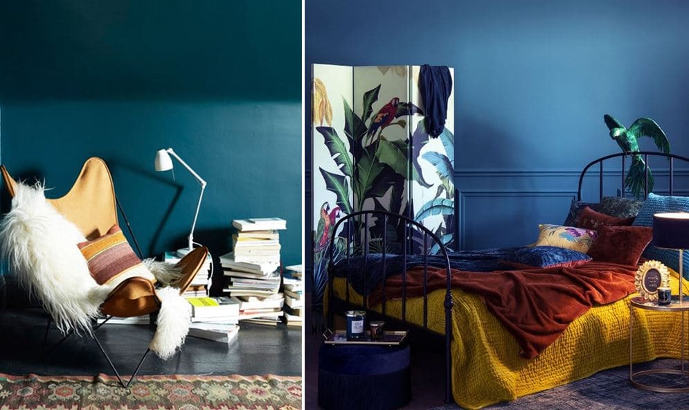 Couleur Bleu Paon Deco