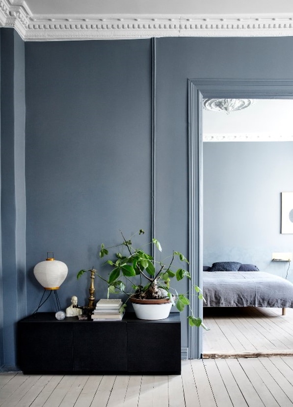 Harmonie Bleu Gris Et Noire 