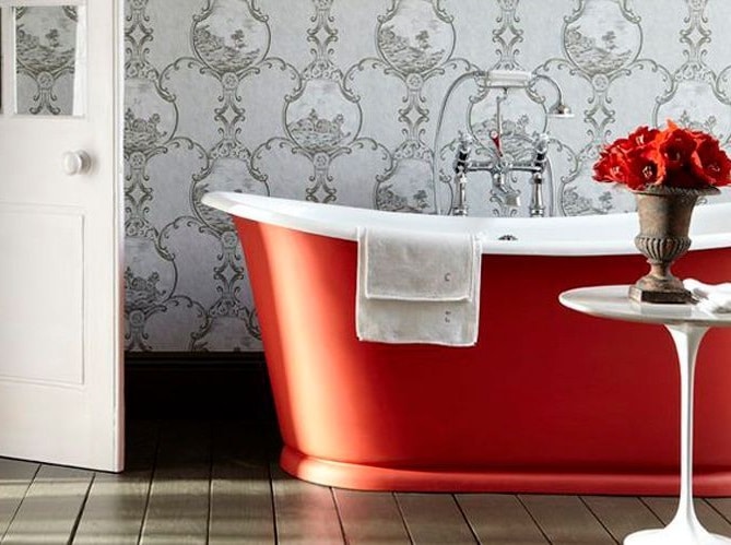  Baignoire Rouge 