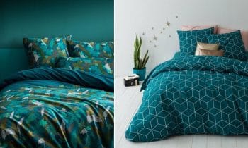 Housse De Couette Vert Canard La Redoute