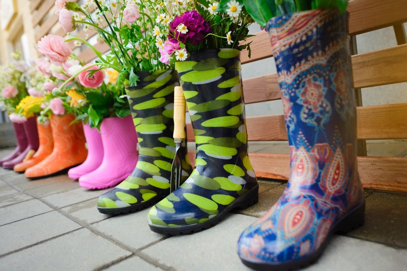 Bottes En Guise De Vase 