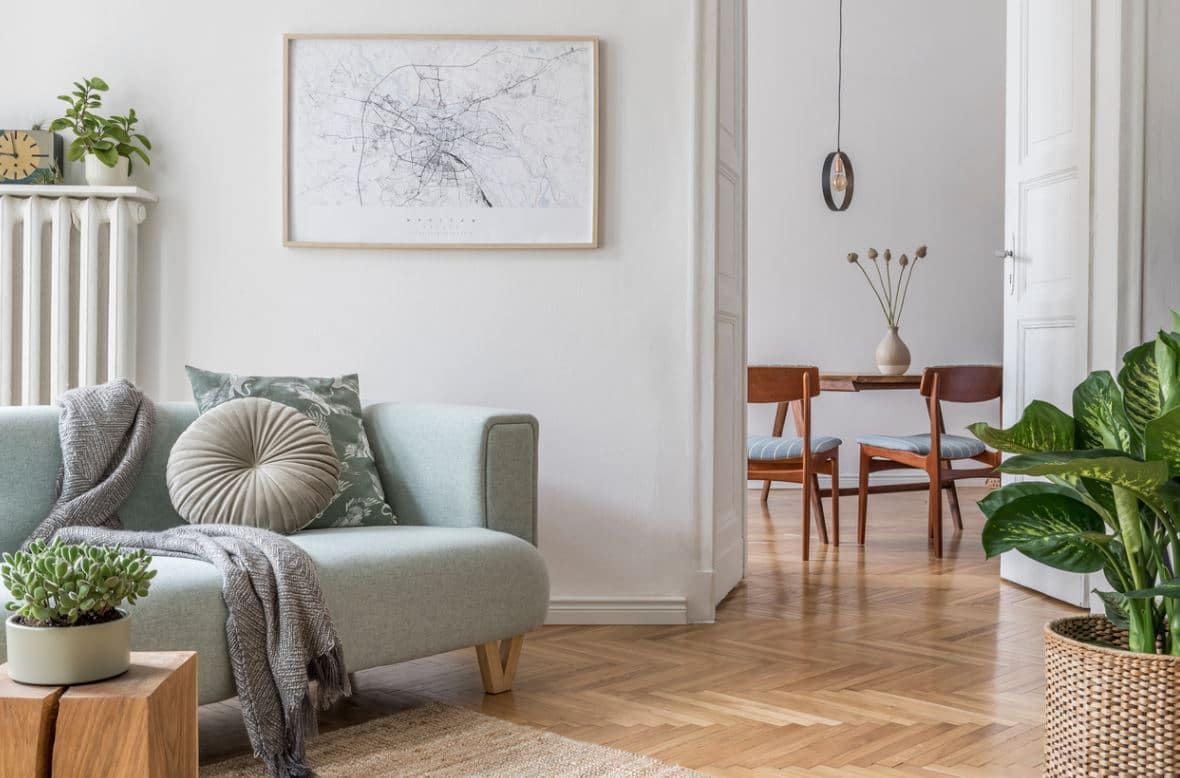 Salon Avec Parquet En Chêne Clair