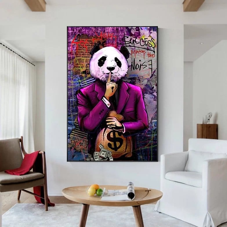 Panda Pop Art © Tableau Animaux