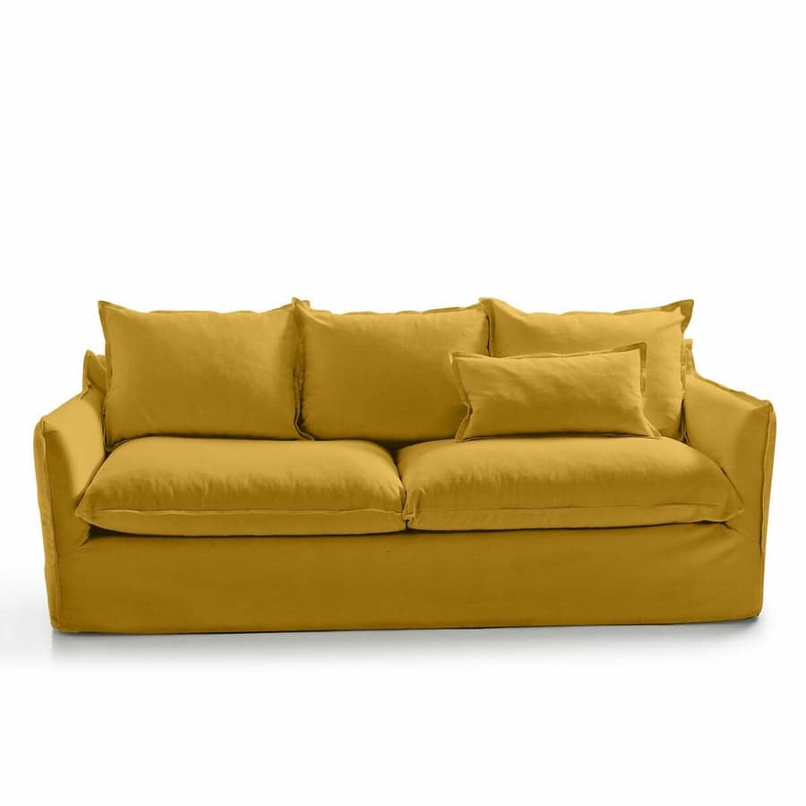 Le canapé odna en jaune moutarde