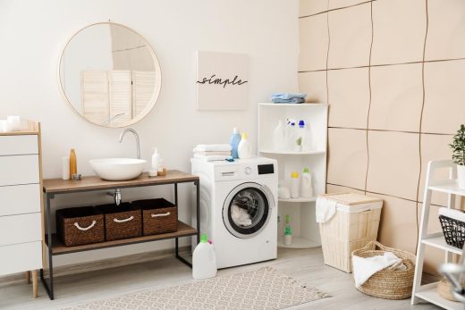 À épingler : Panier à linge design : l’accessoire déco de la salle de bain