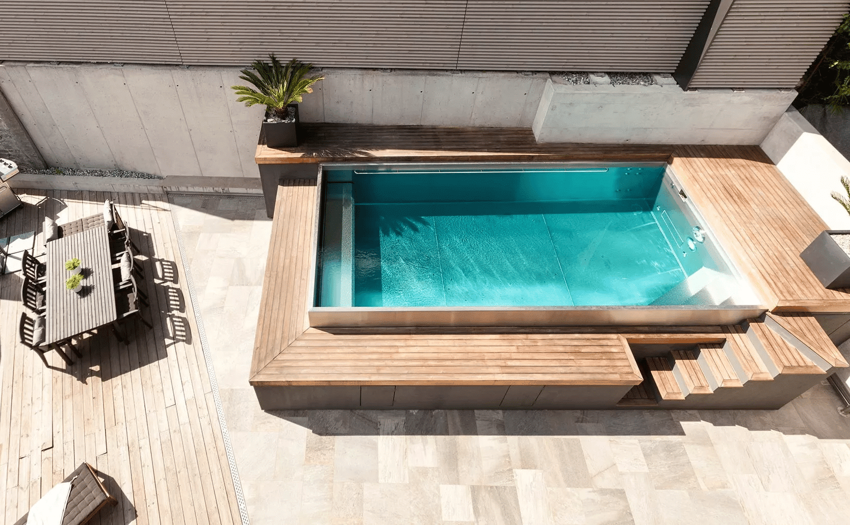 Que mettre comme matériau sous une piscine hors sol