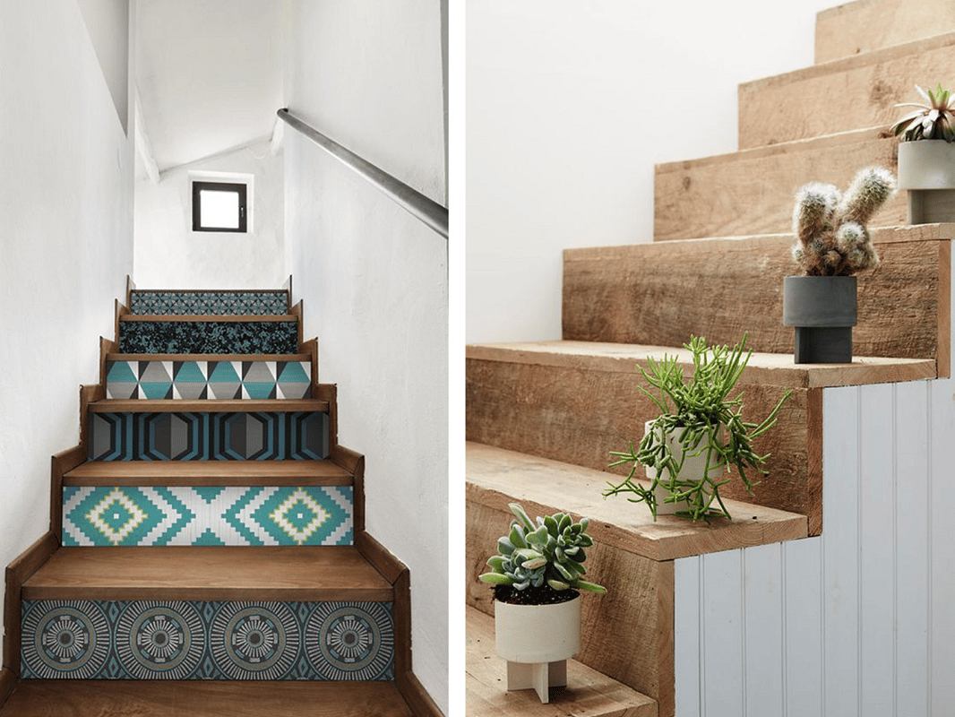 Incorporer des éléments visuels à votre escalier en bois