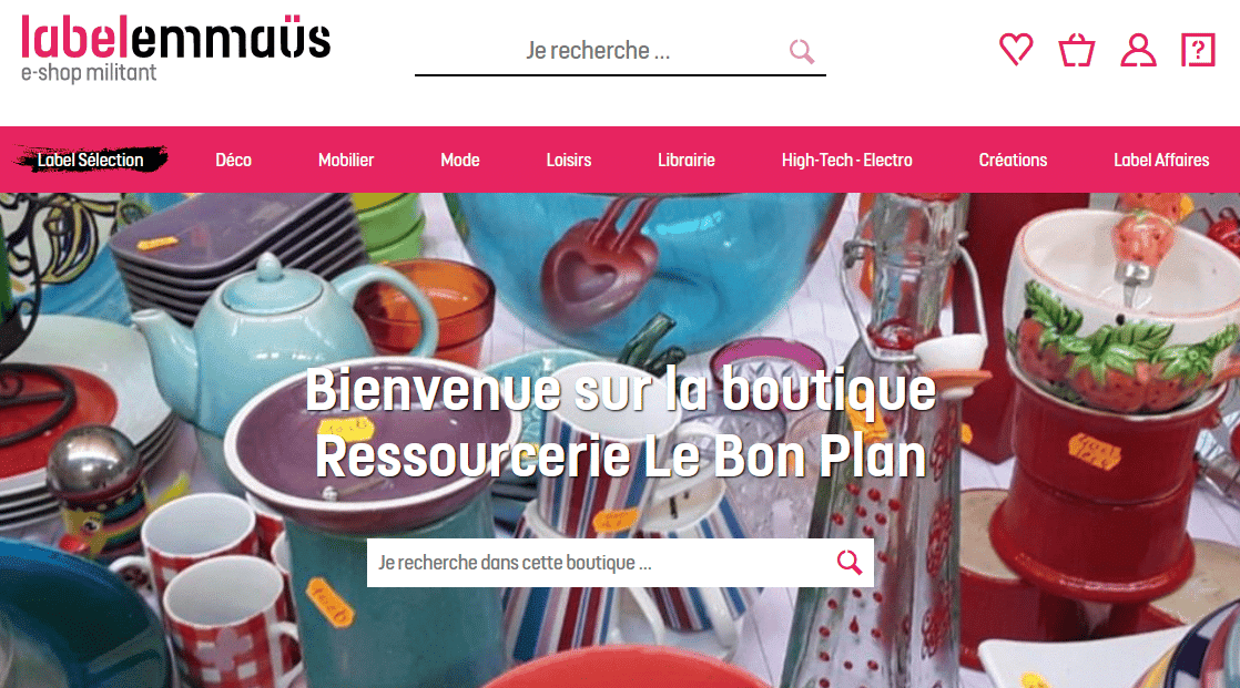 Label Emmaüs, la brocante solidaire