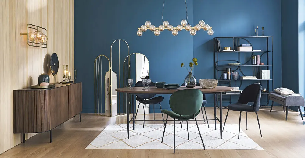 Un buffet enfilade scandinave au design arrondi 