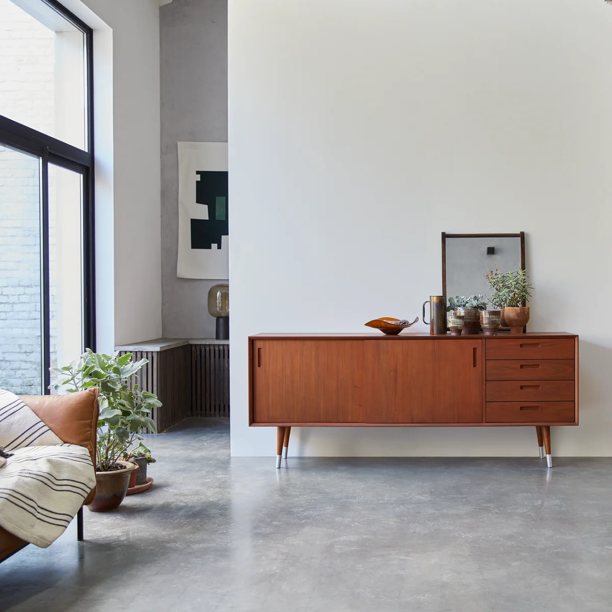Une enfilade scandinave style années 50