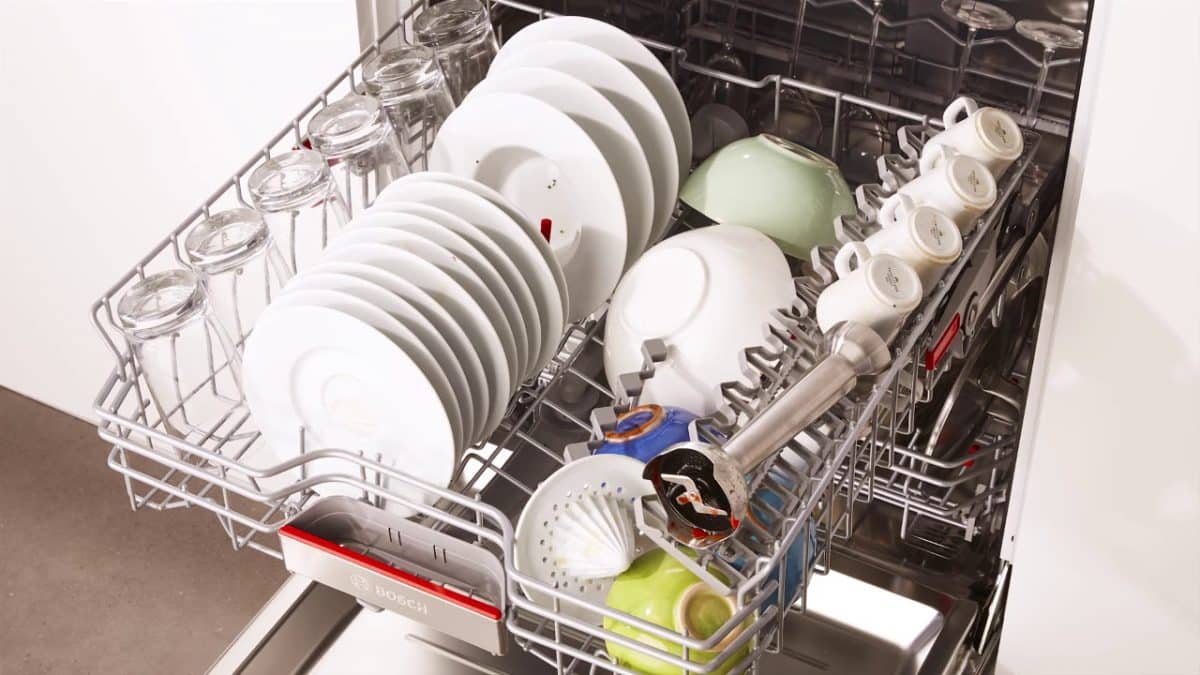 Rangement des couverts dans un lave-vaisselle à tiroir - Ctendance
