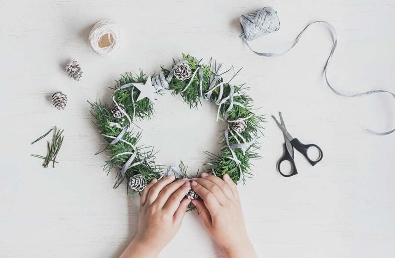 DIY : 87 couronnes de Noël originales à faire soi même ! - Ctendance