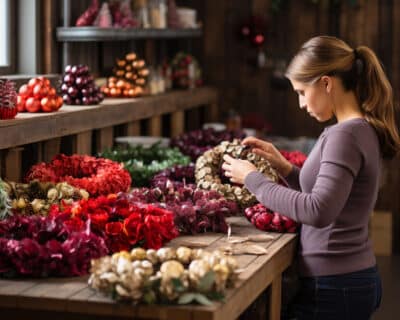 couronnes de Noël originales à fabriquer