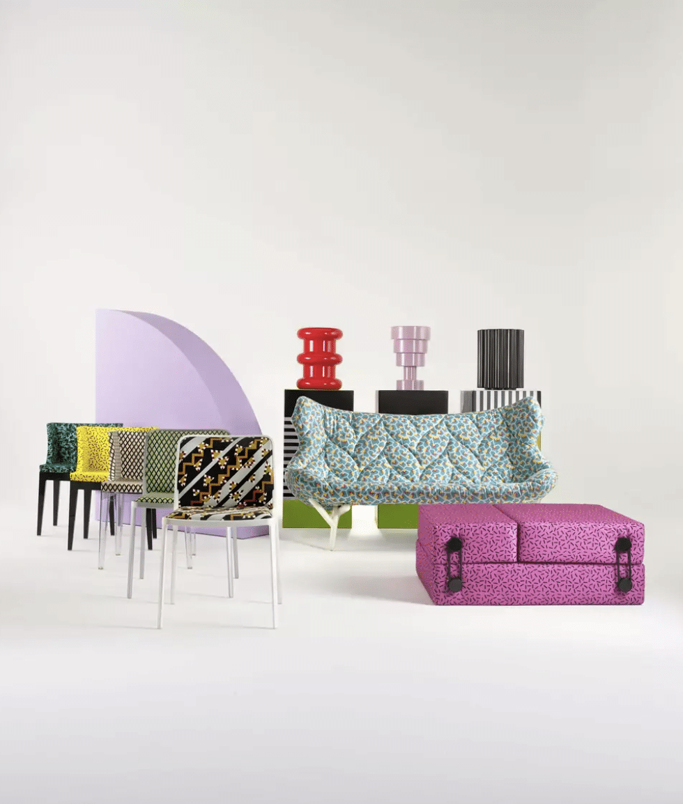 produits kartell colorés et soldés 