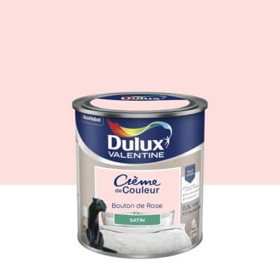 peinture murale rose poudrée dulux valentine