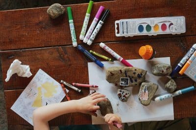 Sélection de bureau enfant style écolier et vintage