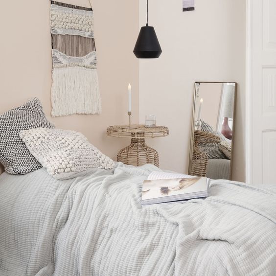 chambre hygge d'inspiration scandinave