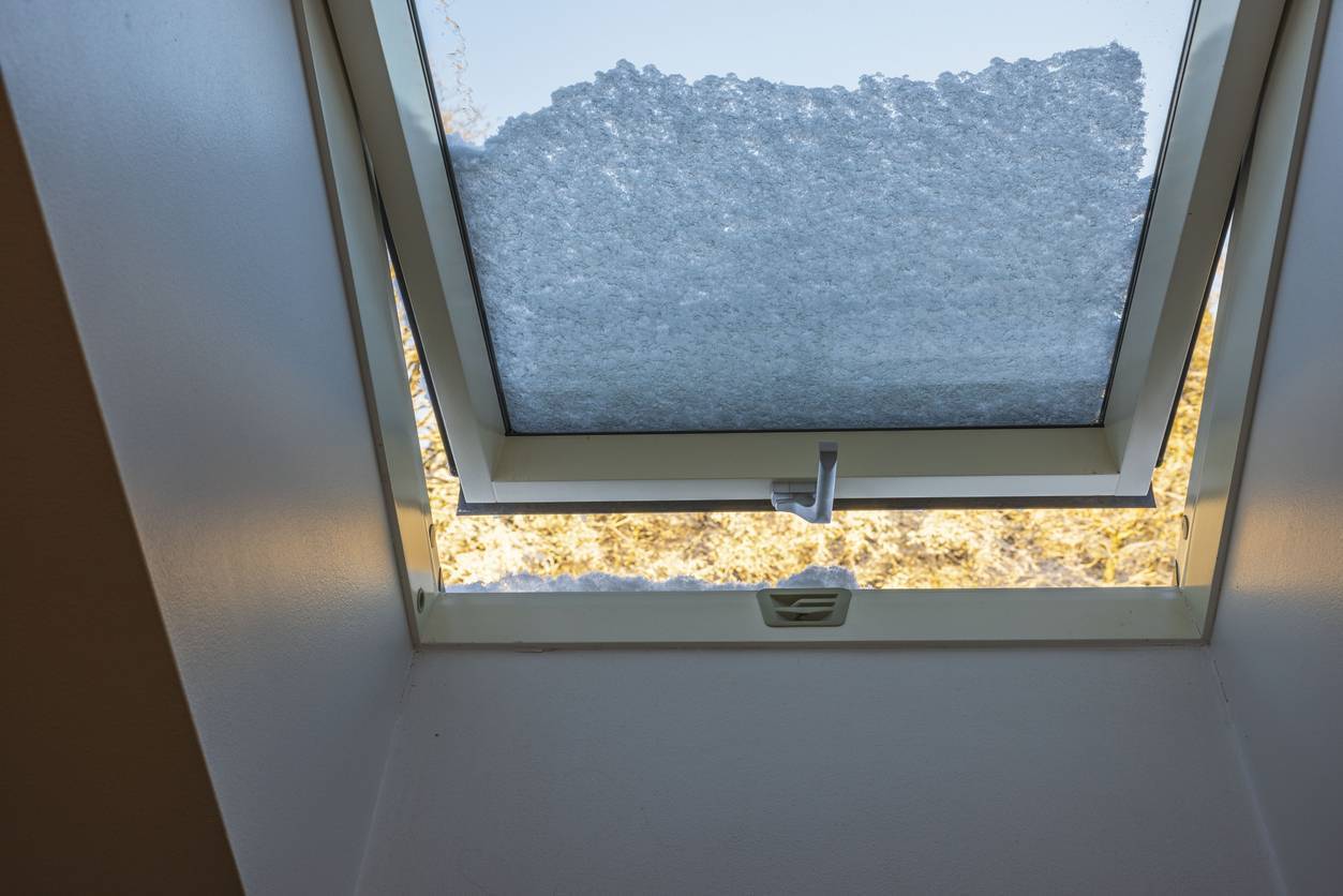 Lucarne verre salle de bain