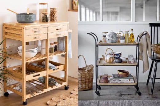 À épingler : 9 dessertes utiles pour l’aménagement d’une cuisine fonctionnelle