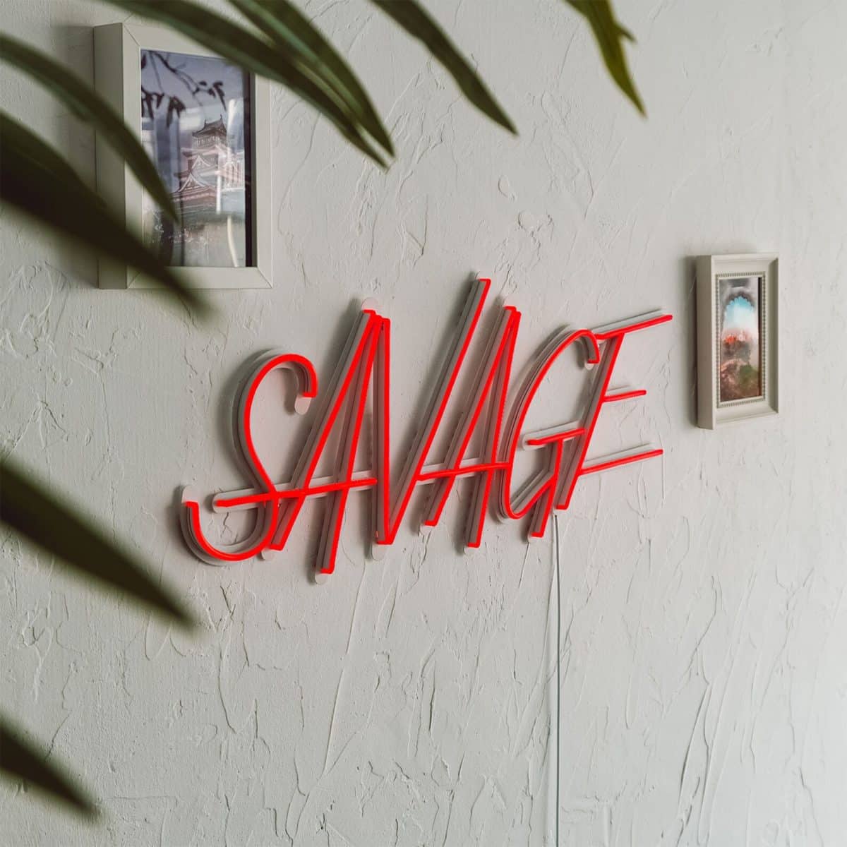 neon savage mur salon