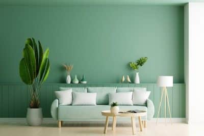 Le vert : la couleur déco à adopter absolument dans votre salon pour être tendance ! 