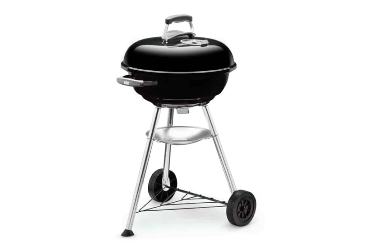 Barbecue au charbon de bois WEBER Compact kettle 57, noir