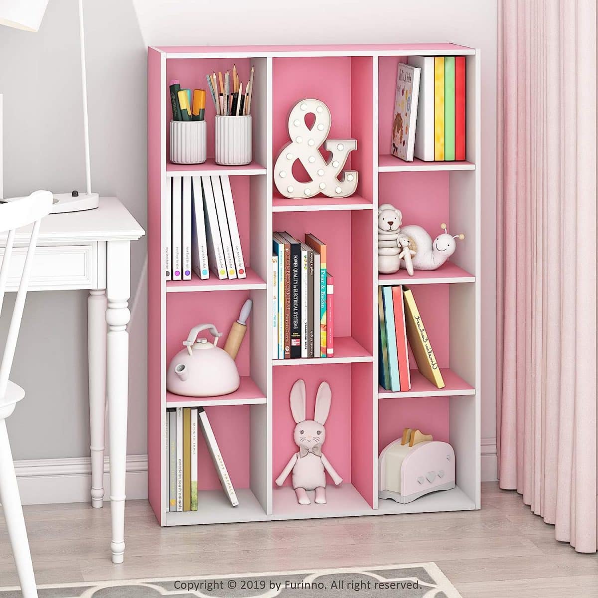 bibliotheque rose bonbon