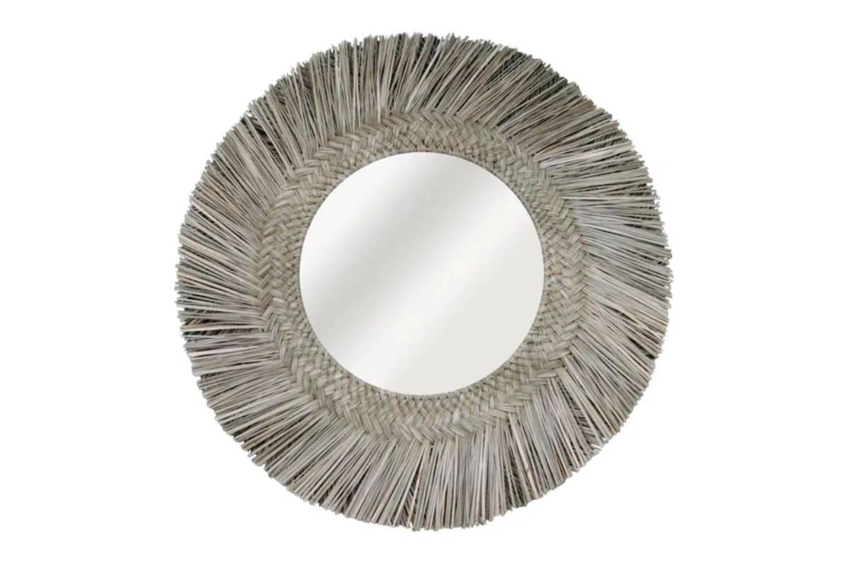 Miroir rond Exotic naturel diam.60 cm