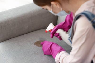 Votre canapé en tissu est taché ? Nos astuces infaillibles pour le nettoyer et le rendre comme neuf