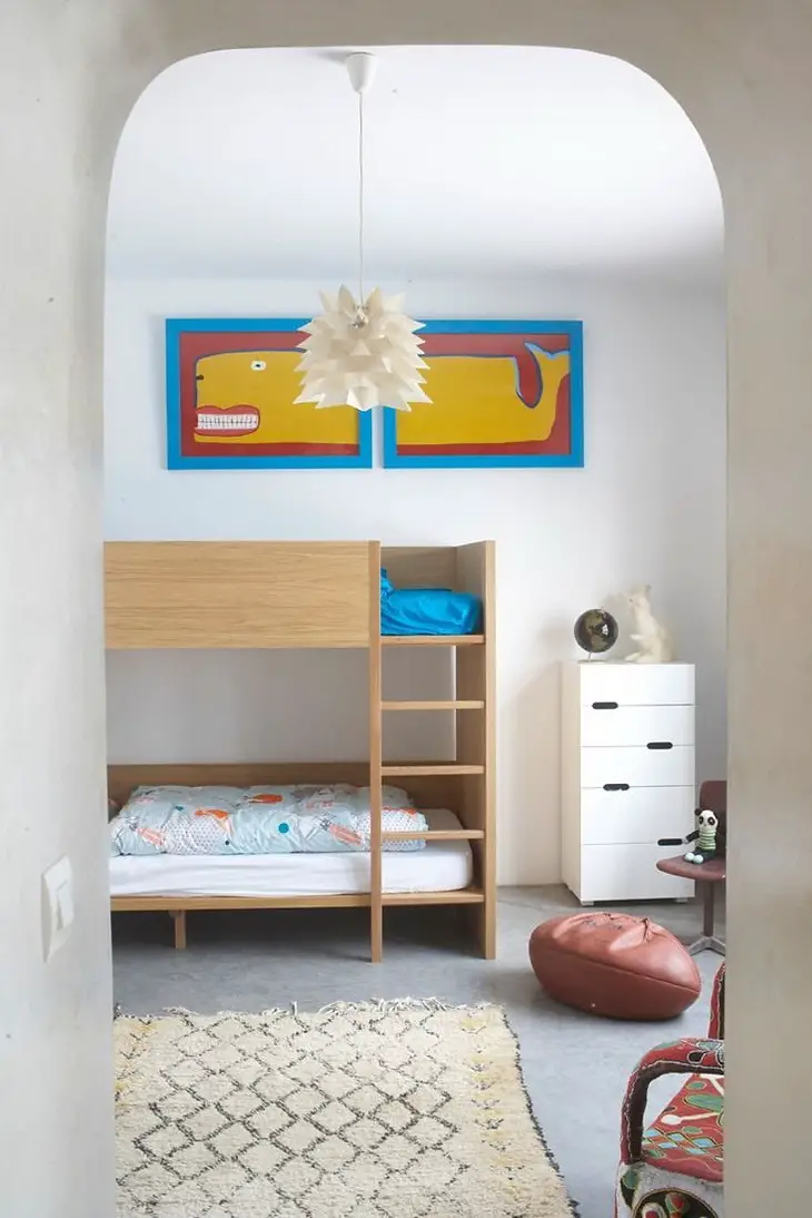 Chambre d'enfant dans maison marocaine