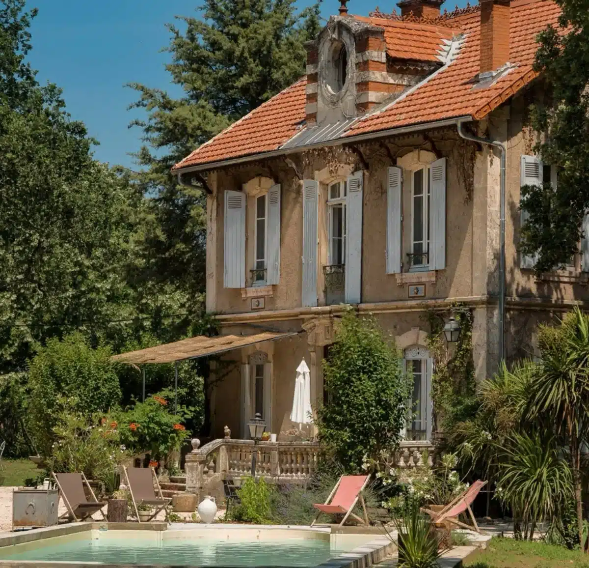 maison de famille provencale dans le sud de la france