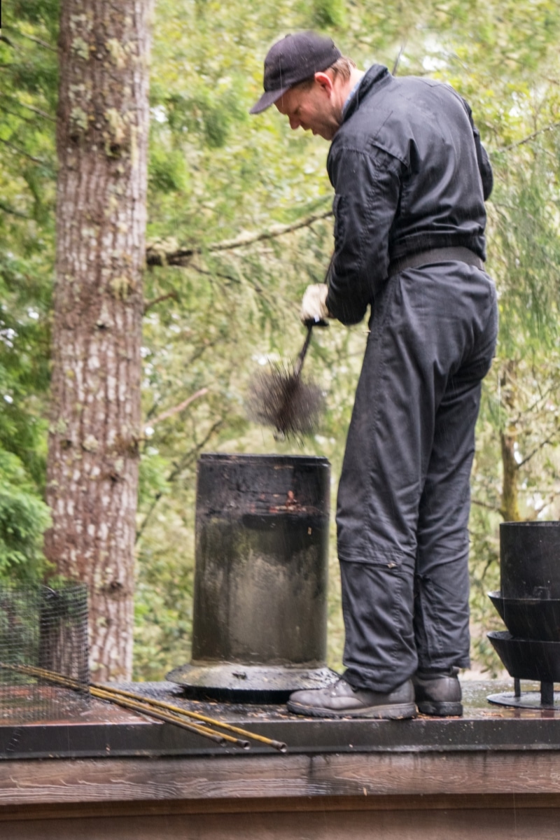 ramonage d'une cheminée