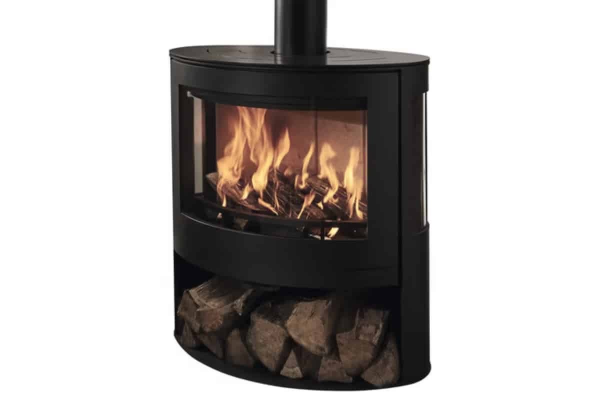 Brico dépôt _Iris_ Poêle à bois noir - 7,8 kW