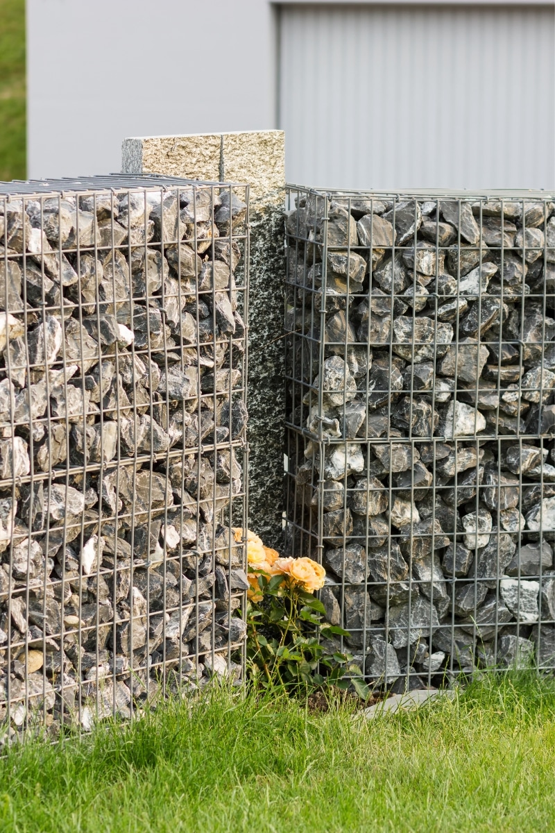 Des murs en gabions