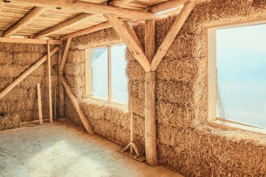 À épingler : Isolation en paille : Un matériau aux multiples avantages pour une isolation intérieure peu coûteuse !