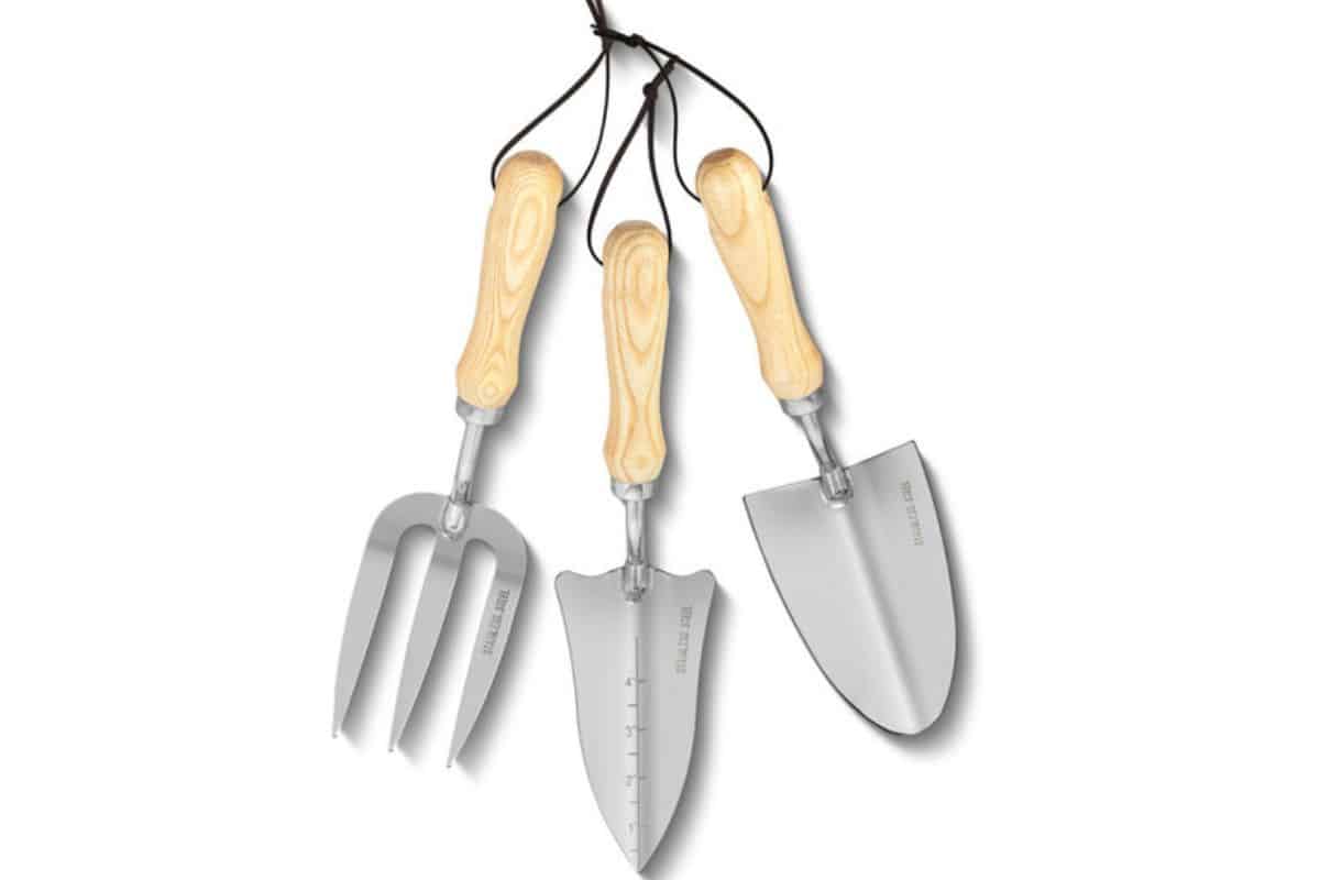Lidl PARKSIDE Set de 3 outils de jardinage en acier inoxydable