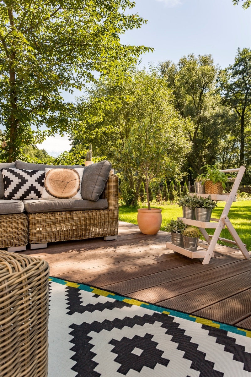 Terrasse de jardin