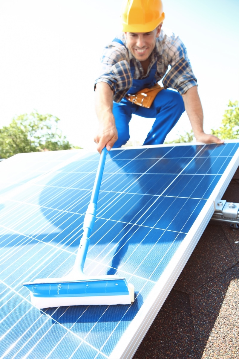 Entretien des panneaux solaires