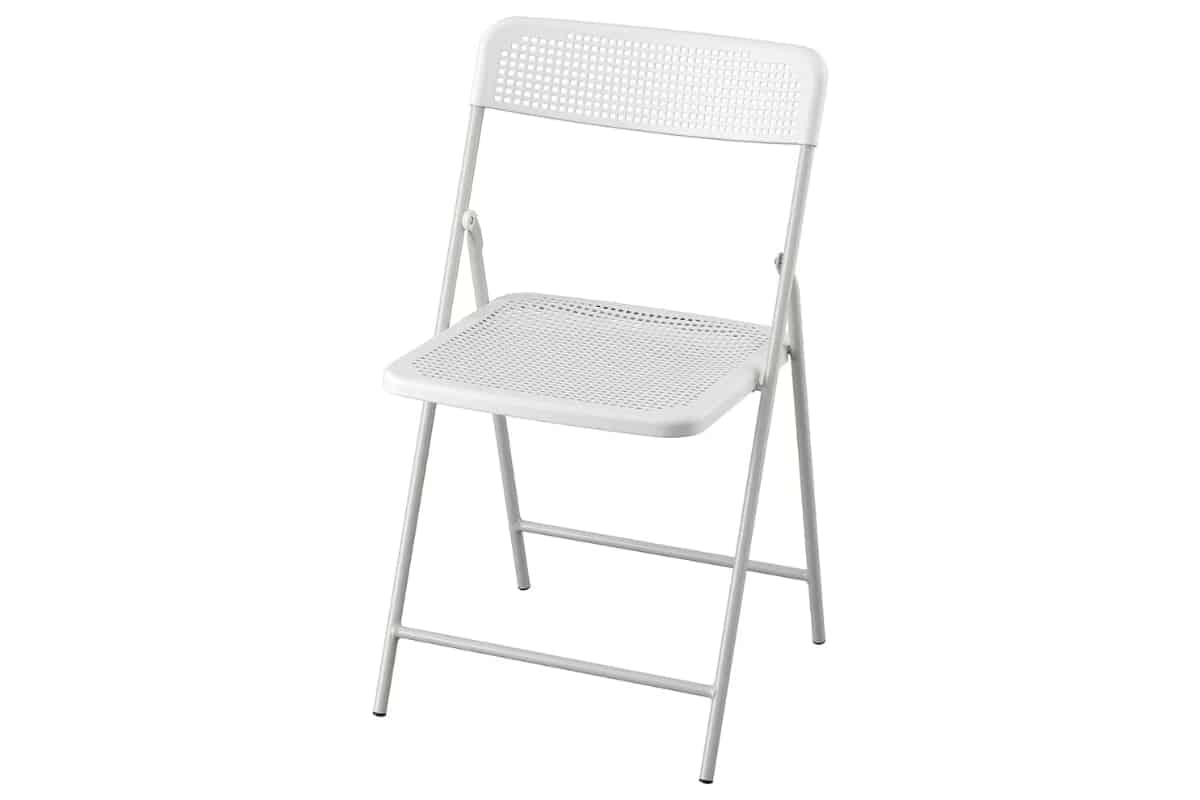 IKEA TORPARÖ Chaise, intérieur_extérieur, pliable blanc_gris