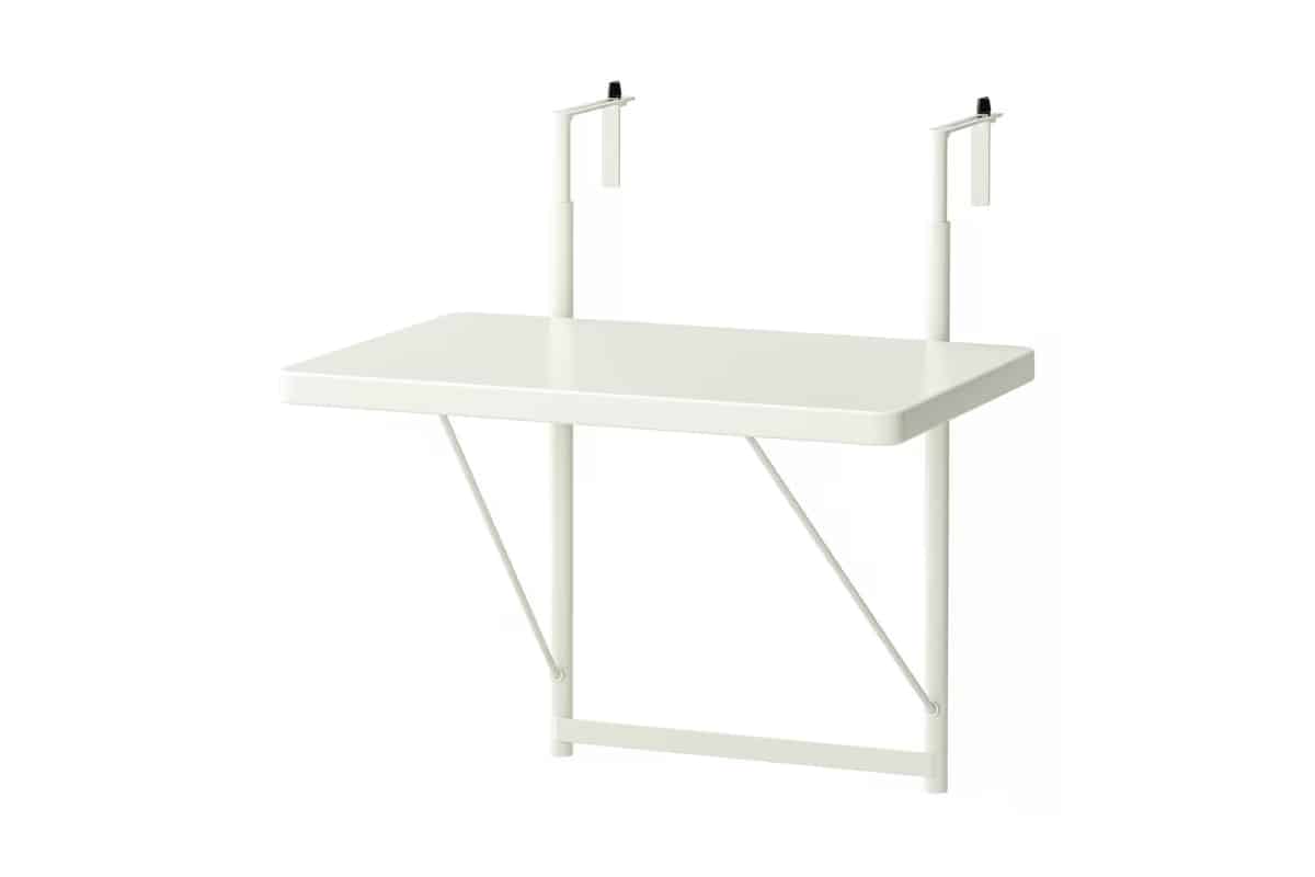 IKEA TORPARÖ Table pour balcon, blanc, 50 cm