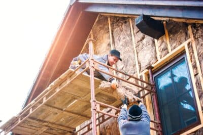 Isolation extérieure d'une maison