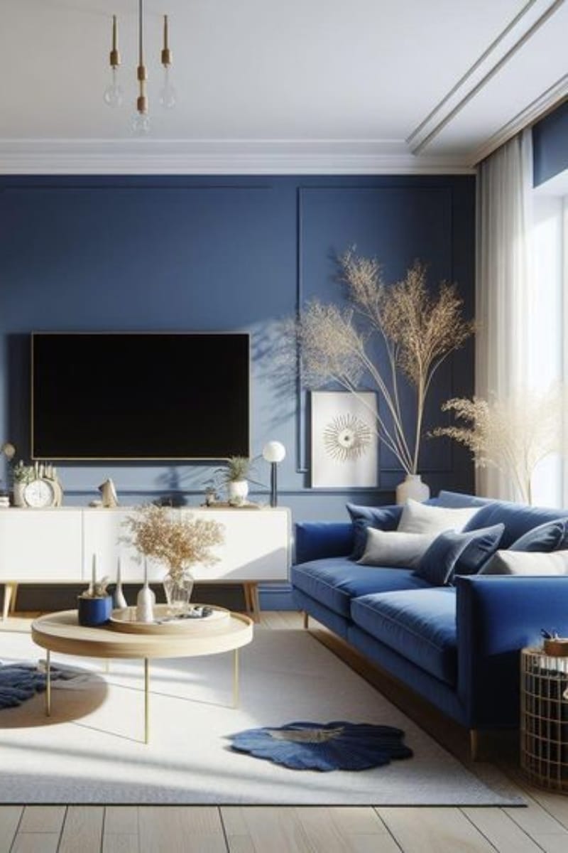 Le bleu roi en décoration intérieure 