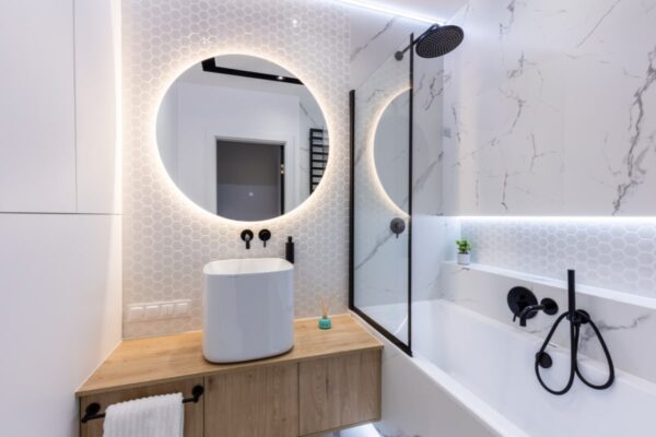Salle de bain noir : 23 idées de salle de bain noir et moderne