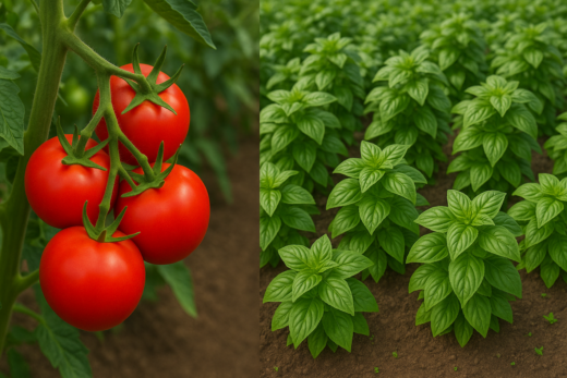 Association tomates-basilic