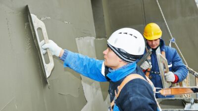 finitions d'enduits extérieurs