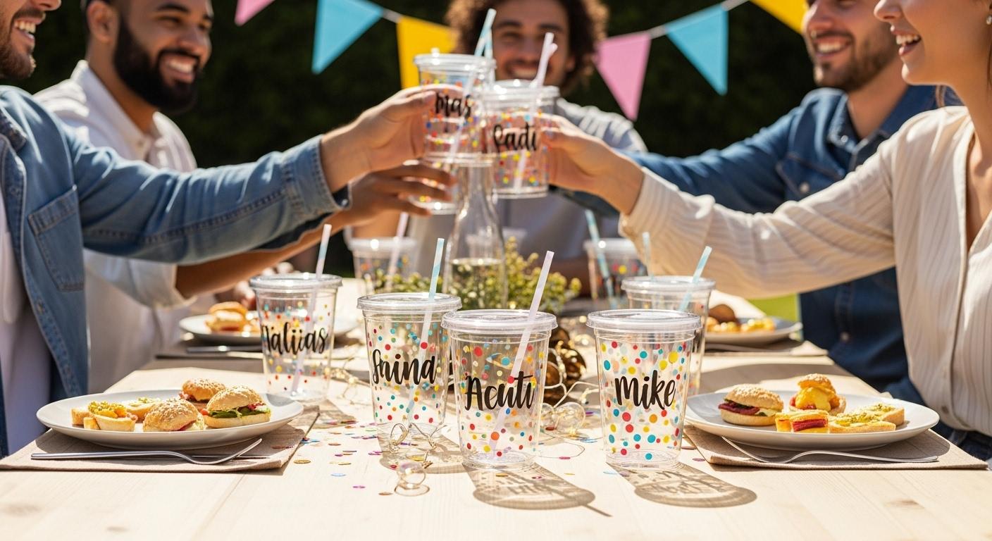 Le gobelet personnalisé : la solution idéale pour vos événements festifs