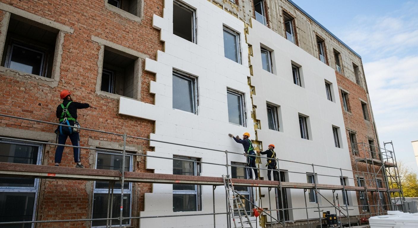 Le ravalement avec ITE - une solution pour améliorer l'isolation thermique