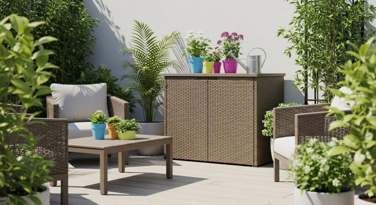 Comment choisir le meuble de jardin rangement idéal pour votre espace extérieur ?