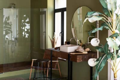 une salle de bain tendance