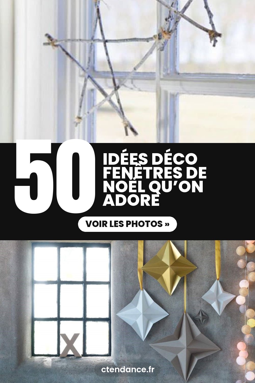 50 idées déco fenêtres de Noël qu’on adore